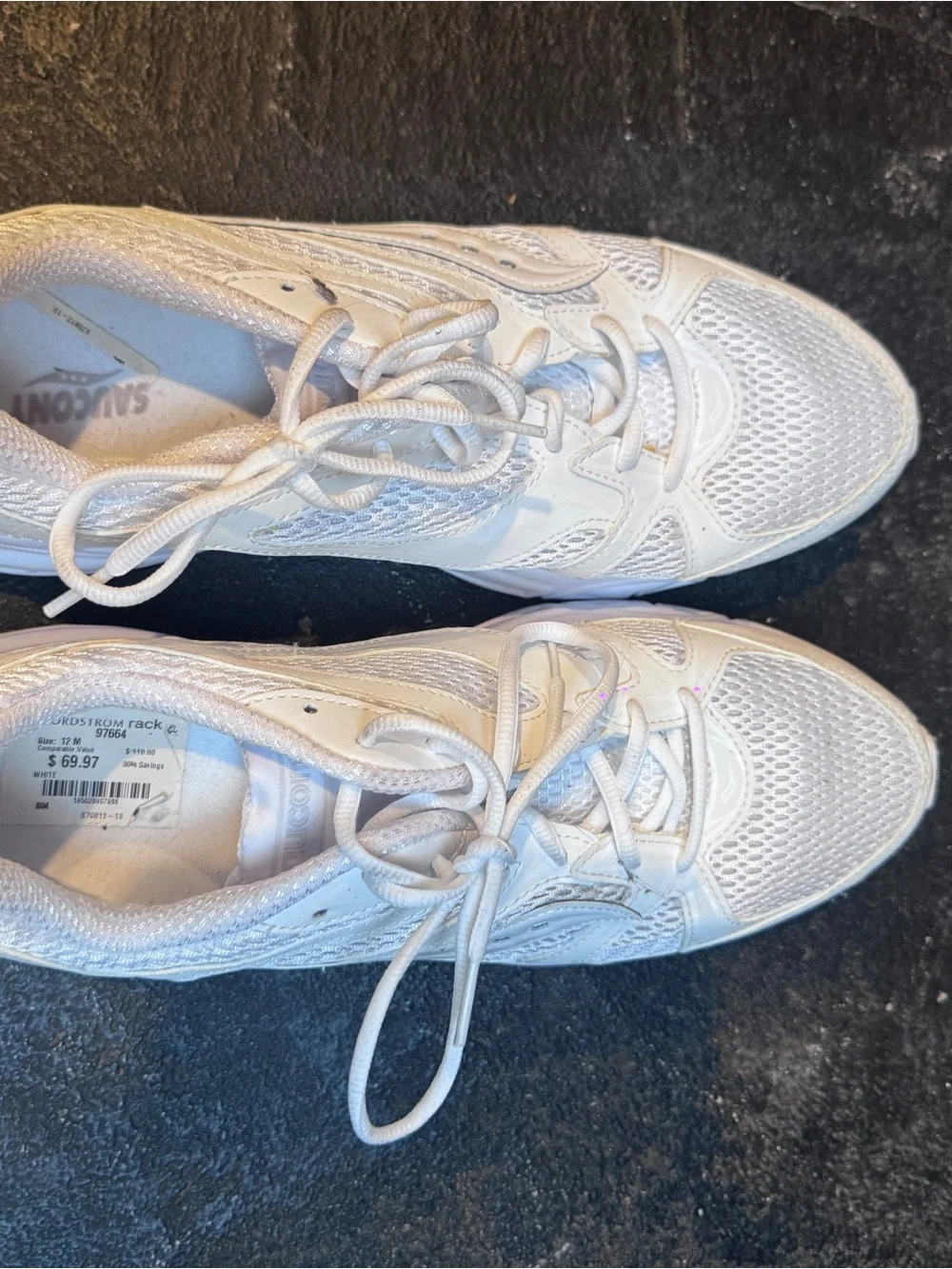 Saucony worn lightly